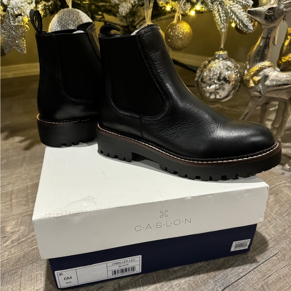 Caslon boots black